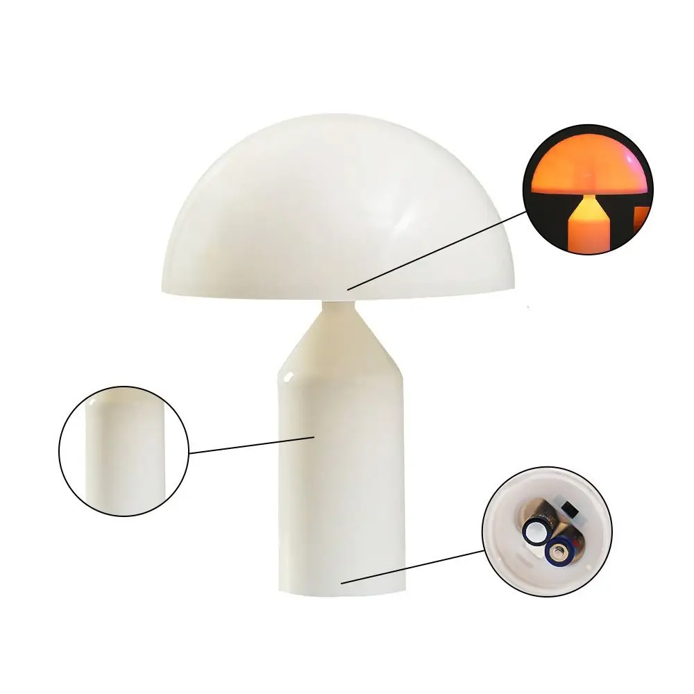 Night Light Minimalist Mushroom Touch Pat Light Dimmable Modern Atmosphere Light Creative Table Lamp Bedside