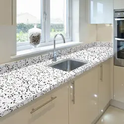 Granite PVC Self Adhesive Waterproof Wallpaper Terrazzo Peel and Stick Stickers for Kitchen Countertop Home Decals Wall Stickers