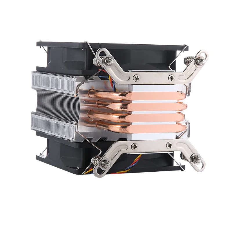 Desktop Computer CPU Efficient Cooler with Pure Copper 2/4/6 Heat Pipes Quiet PWM Cooling Fan Install LGA2011 115x 1200 1700 X99 view 4