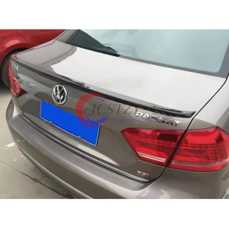 For Volkswagen Passat B7 USA 2011-2017 Passat NMS  ABS Tail Trunk Boot Lip Wing Rear Spoiler Decoration