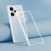 Ultra Thin Soft Clear TPU Mobile Case for Xiaomi Poco F5 Pro F5Pro 5G Camera Protective Transparent Silicone Phone Cover Housing