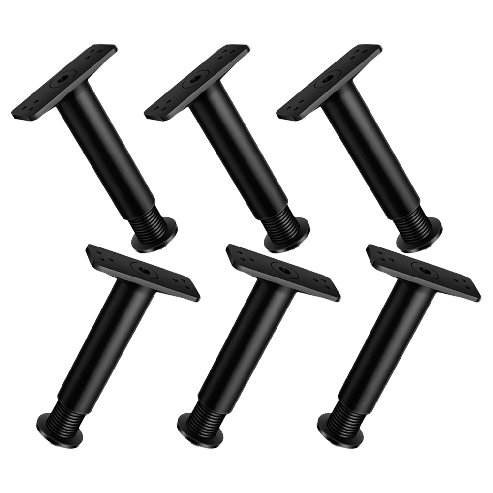 

6 Pcs Bed Support Legs Replacement Furniture Feet Adjustable Height Durable Bed Frame Support Legs For Home