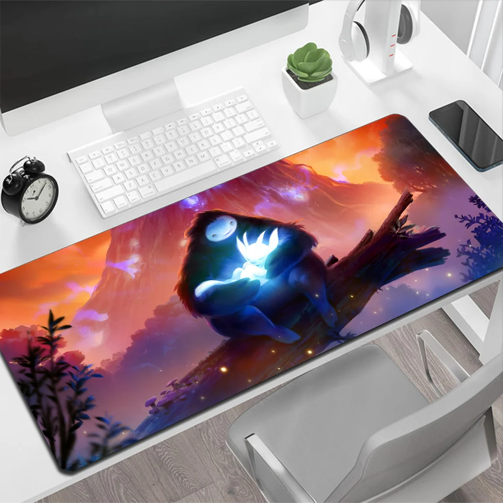 Ori e a floresta cega grande mouse pad jogos mouse pad pc gamer computador mouse tapete grande mousepad xxl tapete teclado tapete de mesa