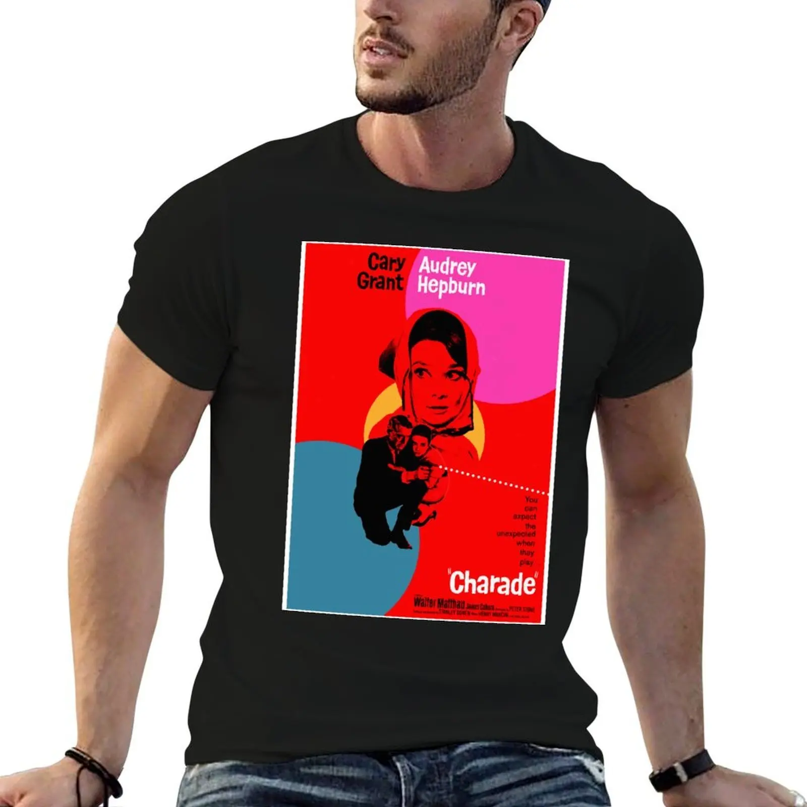 

Charade (1963) - Movie poster design T-Shirt man t shirt graphic mens graphic t shirts T-Shirt