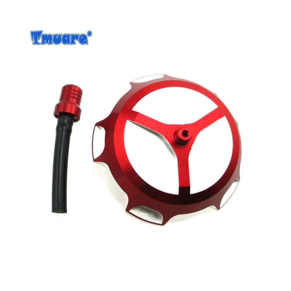 Tmuare CNC الألومنيوم خزان الوقود الغاز غطاء تغليف ل 50cc 70cc 90cc 110cc 125cc 140cc 150cc 160cc CRF50 XR50 حفرة الترابية دراجة
