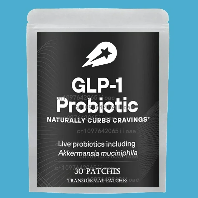 

30 Patches GLP-1 Transdermal Patches Support for Women & Men, GLP1 Probiotic for Immune, Gut, Energy, Overall Health