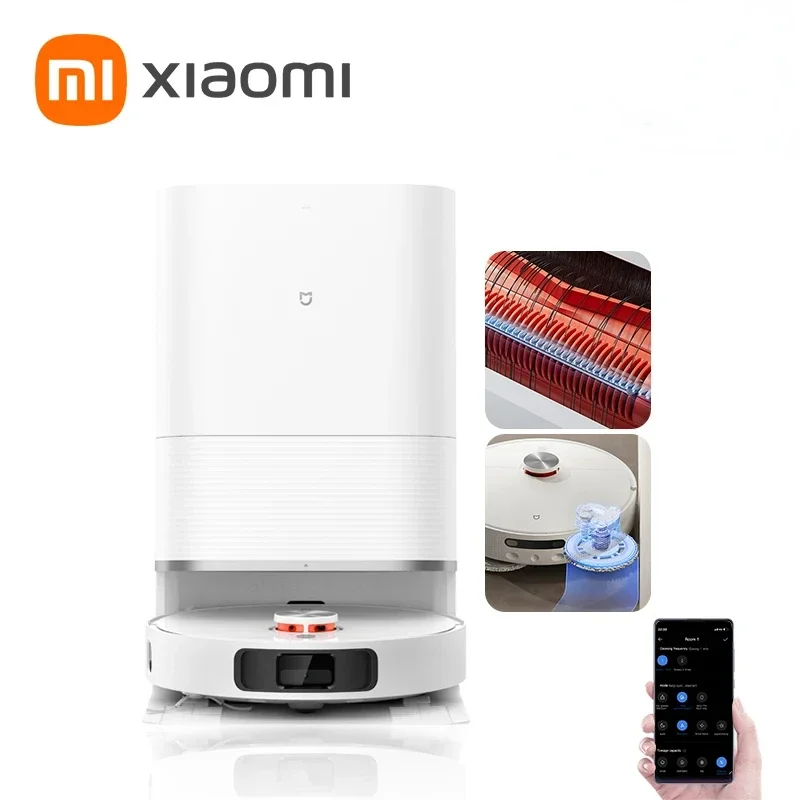 

XIAOMI-Robot mopa MIJIA M30S OMNI Infinite, odkurzacz D103CN, pusta maszyna do usuwania brudu do samodzielnego czyszenia wloosów