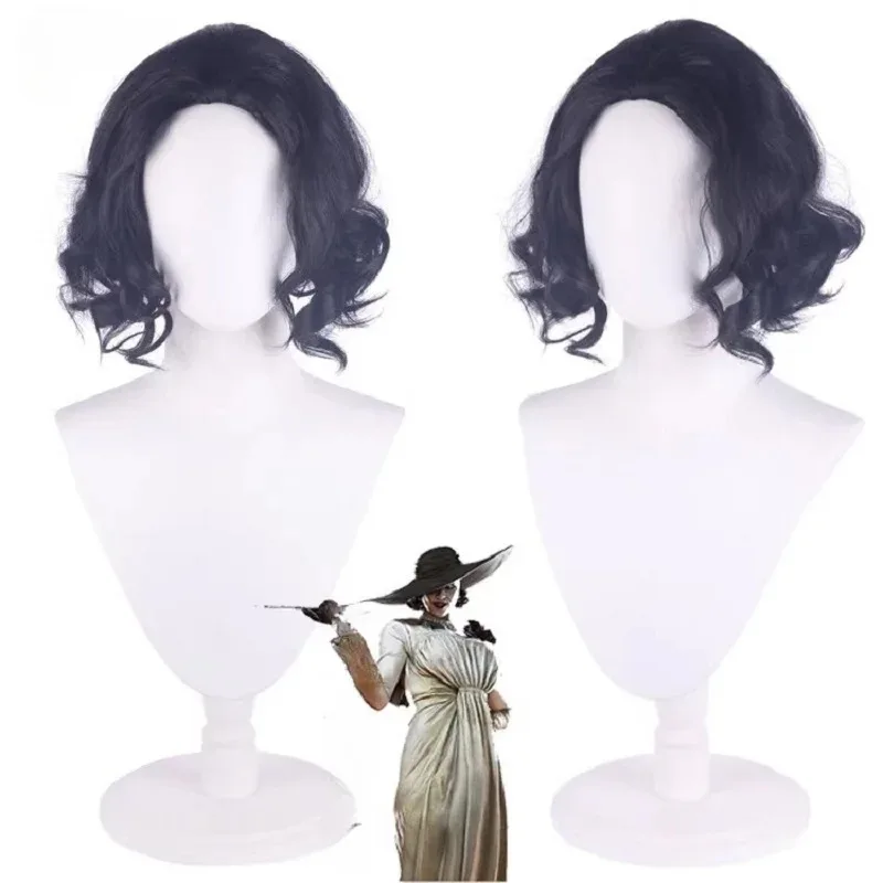 DY20Biohazard 8 Bela Cassandra Daniela Alcina Dimitrescu Волосы Косплей Головной убор Стилизованный парик из комиксов 25 DY20Biohazard 8 Bela Cassandra Daniela Alcina Dimitrescu Волосы Косплей Головной убор Стилизованный парик из комиксов 25