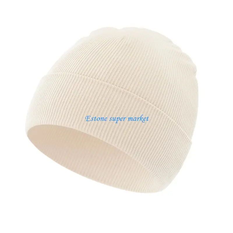 

090b Мягкие и теплые детские шапочки теплые и дышащие детские шапки унисекс детские пуловерные кепки комфортно носить шляпу для