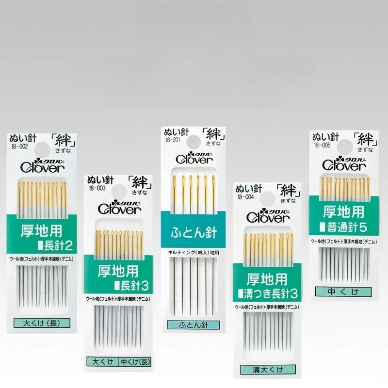 

CLOVER Thi Fabric Hand Sewing Needle Wood Wool Needle for DIY Sewing Home Textile Crts