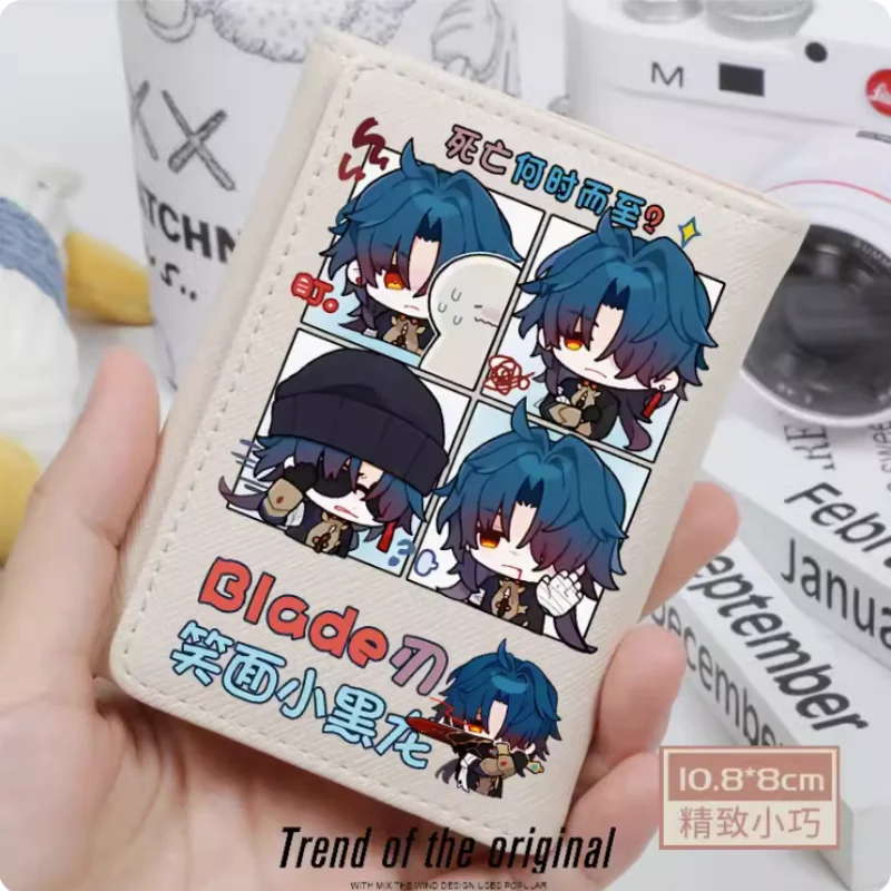

Anime Honkai: Star Rail Blade Fashion Wallets PU Purse Card Holder Hasp Money Bag Cosplay Gift B095