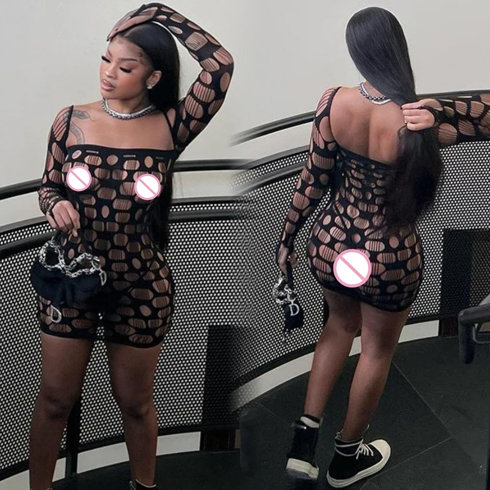 

Women's 20 Styles Fashion Tight Lingerie Costume Ladies Night Club Wear Sexy Perspective Underwear Female Erotic Bodycon Dress
