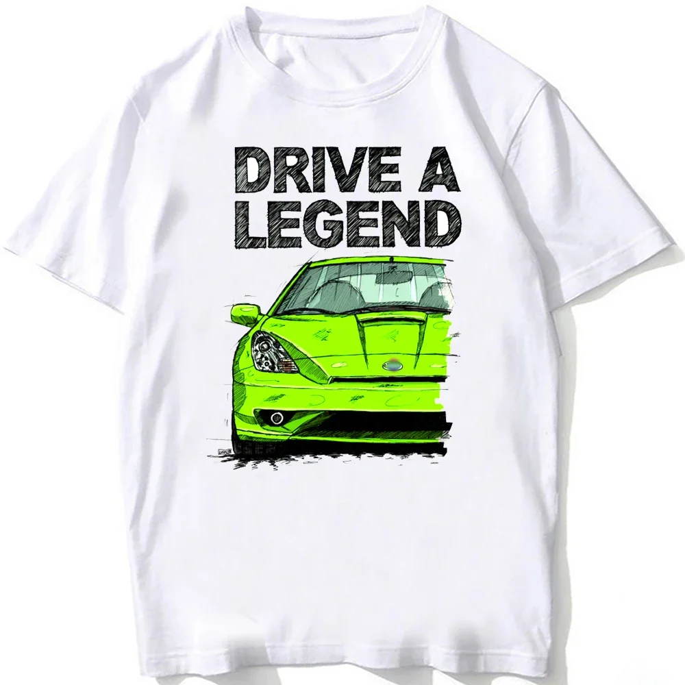 محرك أسطورة سيليكا 7 الجيل تجميل نموذج تي شيرت للجنسين الرجال قصيرة الأكمام Harajuku الهيب هوب عادية الصبي الأبيض تيز التي شيرت