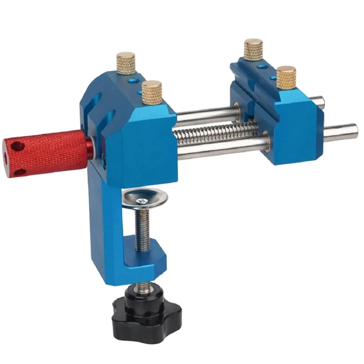 【50% OFF】Aluminum Alloy Table Vice Bench Vise Multifunctional Table Vise Bench Clamp Mini Workbench B