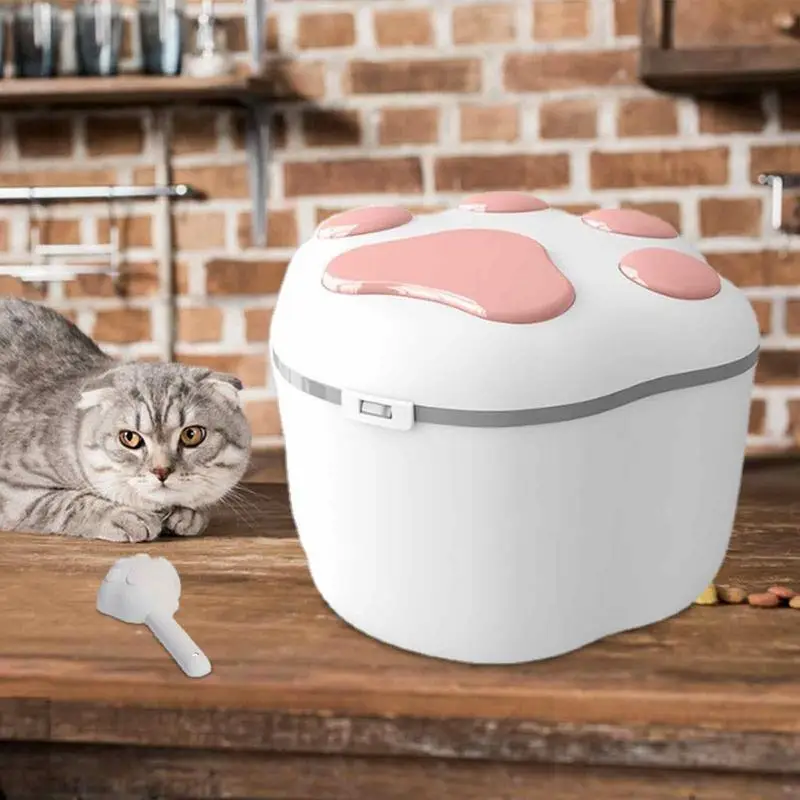 Grande Capacidade Pet Food Storage Container, Dog Food Containers, Cat e Outros Animais Seco Food