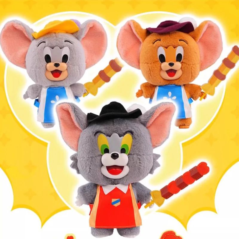 جديد لطيف مضحك الكرتون توم وجيري لينة الفينيل دمية سلسلة الأولى صندوق أعمى 15 سنتيمتر الشكل القط والفأر أنيمي نموذج الحلي هدية