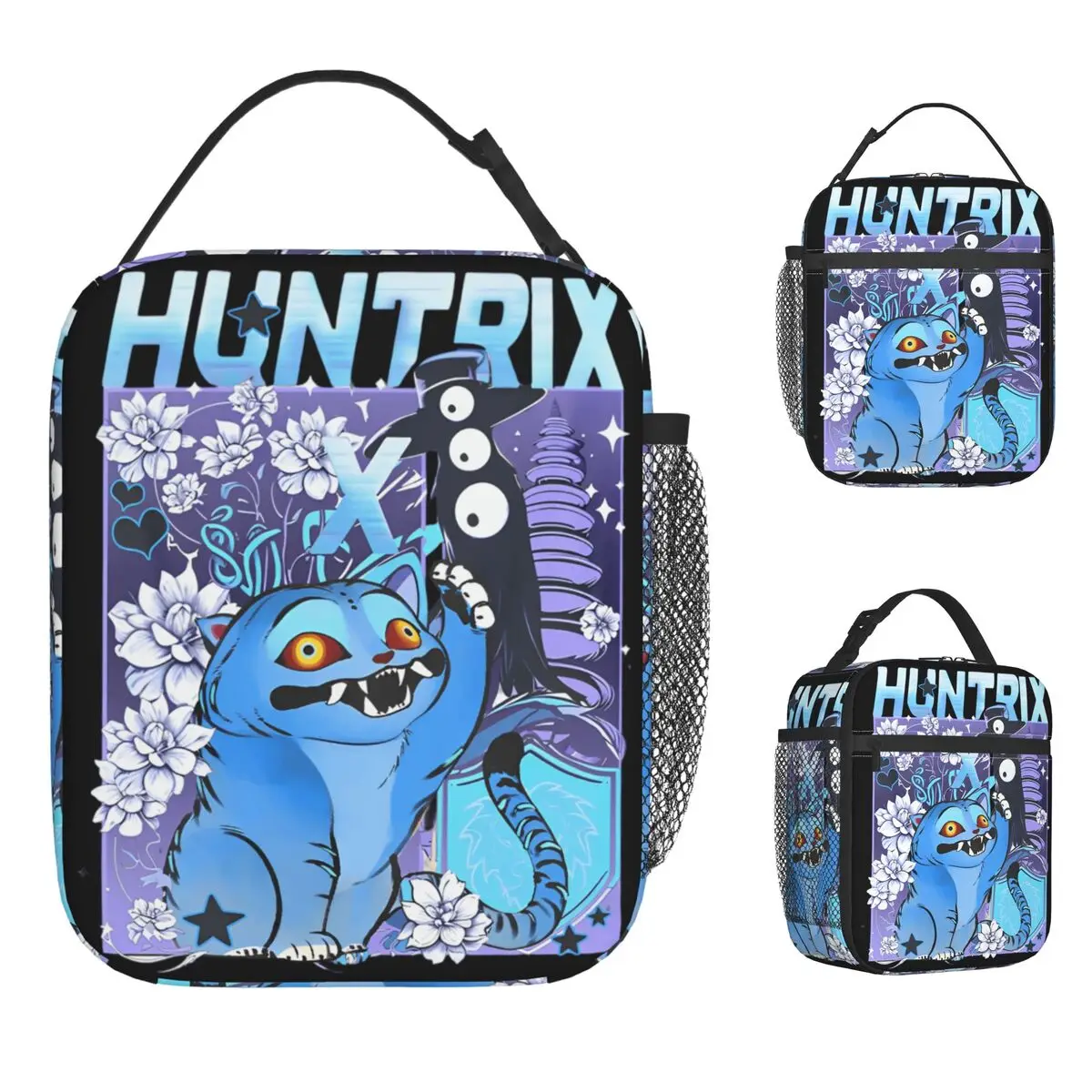 

K-pop Demon Hunter Derpy Сумка для обеда с тигром и птицей Офисная коробка для обеда для взрослых Модные термосумки-тоут Оксфорд Сумка-холодильник