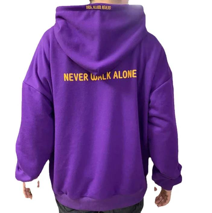 JIMIN-Sudadera con capucha de alta calidad para hombre y mujer, suéter de gran tamaño, ropa de estilo coreano, You Never Walk Alone, Jimin Merch