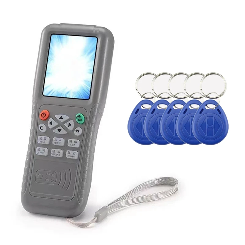 

T36C New Wifi Decoding Duplicator RFID Smart Chip Copy Copier 13.56Mhz Keychain Reader 125Khz Token Programmer CUID Writer