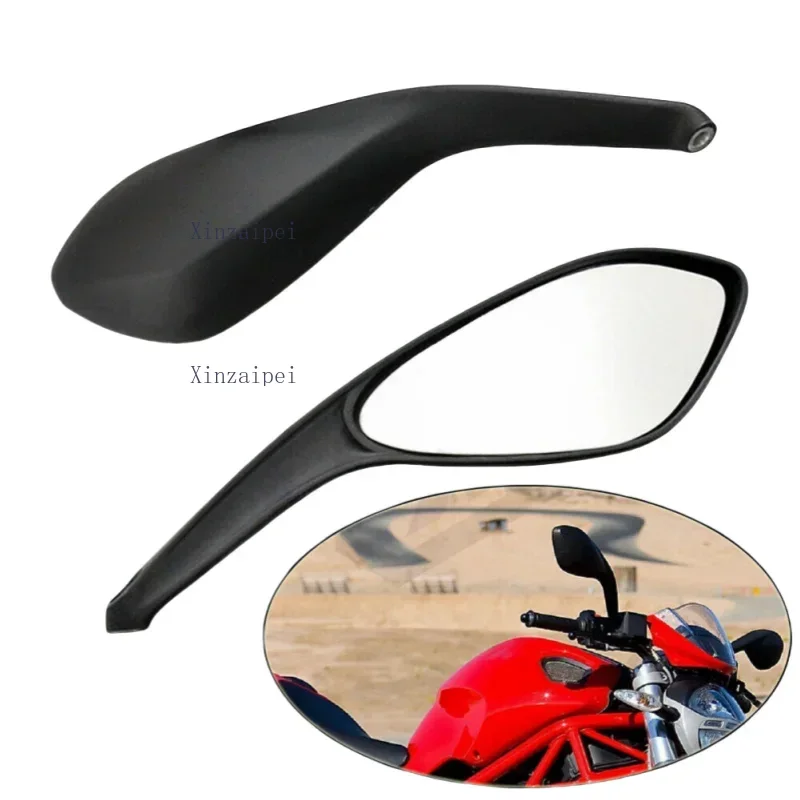 Para DUCATI MONSTER 696 795 796 1100/S/EVO motocicleta espejo izquierdo derecho retrovisor espejos retrovisores Accesorios Para Moto