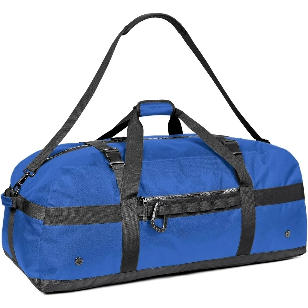 

Travel Duffel Bag Duty Sports Gym Equipment W/Adjustable Shoulder & Compression Straps, Perfect for Team Sports Duffels