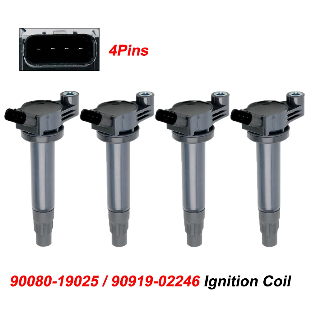 90080-19025 90919-02246 Ignition Coil For Lexus ES330 RX330 RX400h For Toyota Camry Sienna Solara Highlander Hybrid High Quality