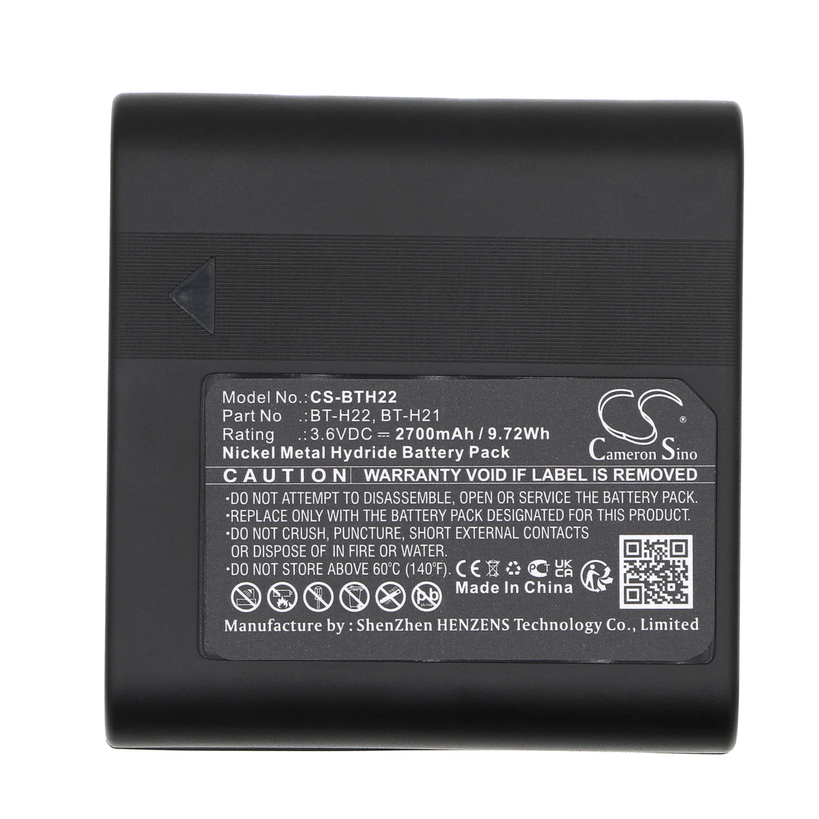 Camera Battery BT-H22, BT-H22U, BT-H21U, BT-H21 for Sharp VL-AH131S,VL-AD260U,VL-E780,VL-E97E,VL-A40U,VL-E680U,VL-SE20U,VL-A111H