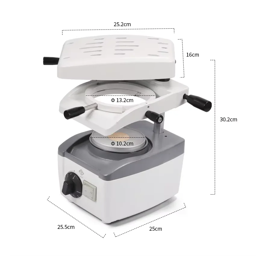 Dental Vacuum Thermoforming Machine Oral Positive Pressure Molding Equipment for Making Orthodontic Retainers Dental Mouthguards