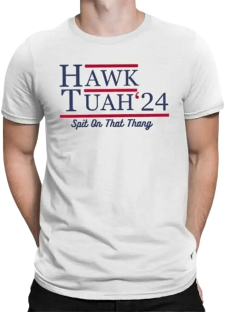 Hawk Tush Spit on That Thing Presidential Candidate Parody T-Shirt,Hawk Tuah 24 Spit On That Thang T-Shirt,Hawk Tuah '24 Shirt