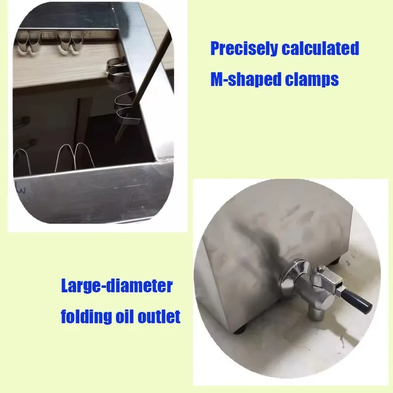 

High Quality 220V Electric Corn Dog Fryer Machine For Fast Food Restaurants Deep Fryer With 15L