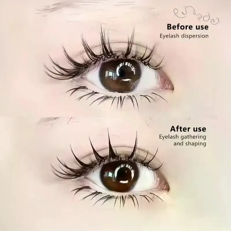 Eyelash Styling Sealant 1.5ml Mini Soft Brush Lash Gel 1/2/4Pcs Non Irritating Long Wearing for Beginner Makeup Use