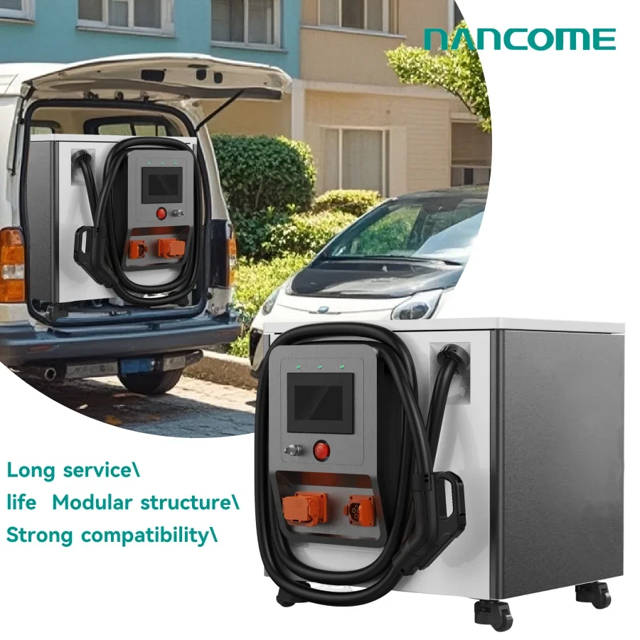 Commercial 65kwh Portable Emergency Mobile Ev Dc Electric Cars Charger Fast Charging Stations System Ccs2 Tesla Power Banks