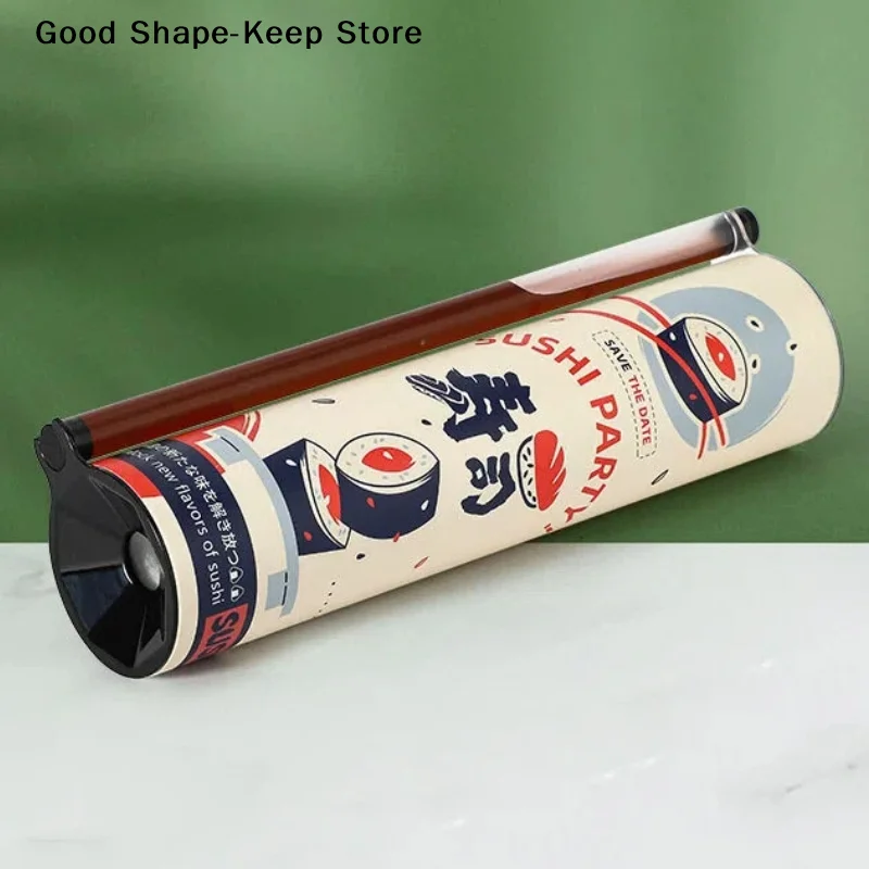 daily1/4/10Pcs Japanese Round Sushi Maker Push Box Mold with Sauce Straw Cone for Home Party Sushi DIY ActivityDaily products