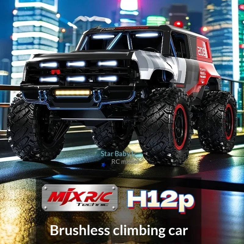MJXRC H12P Brushless RC 4WD High-Speed Off-Road Climbing Car for Adult Outdoor Terrain Games & Mountain Racing Competitions