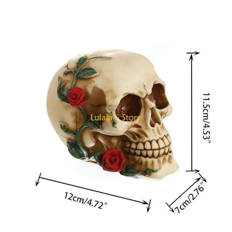 Y4QA Kệ Sách Điêu Khắc Nhựa Trang Trí Máy Tính Để Bàn Mô Phỏng Thủ Công Đáng Sợ Cho Nhựa Phụ Kiện Cho Văn Phòng Tại Nhà