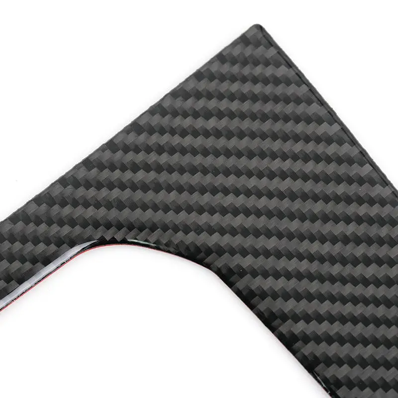 3pcs For Chrysler 300 300C 2005 2006 2007 Dodge Charger Magnum Soft Carbon Fiber Car Interior Central Ashtray Panel Frame Trim
