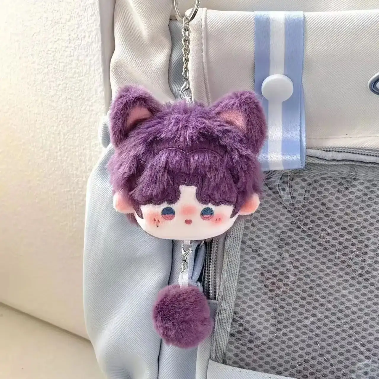 Game Love and Deepspace Xavier Sylus Rafayel Cosplay Keychain Plush Figure Doll Keyring Key Chain Bag Backpack Pendant Prop Gift