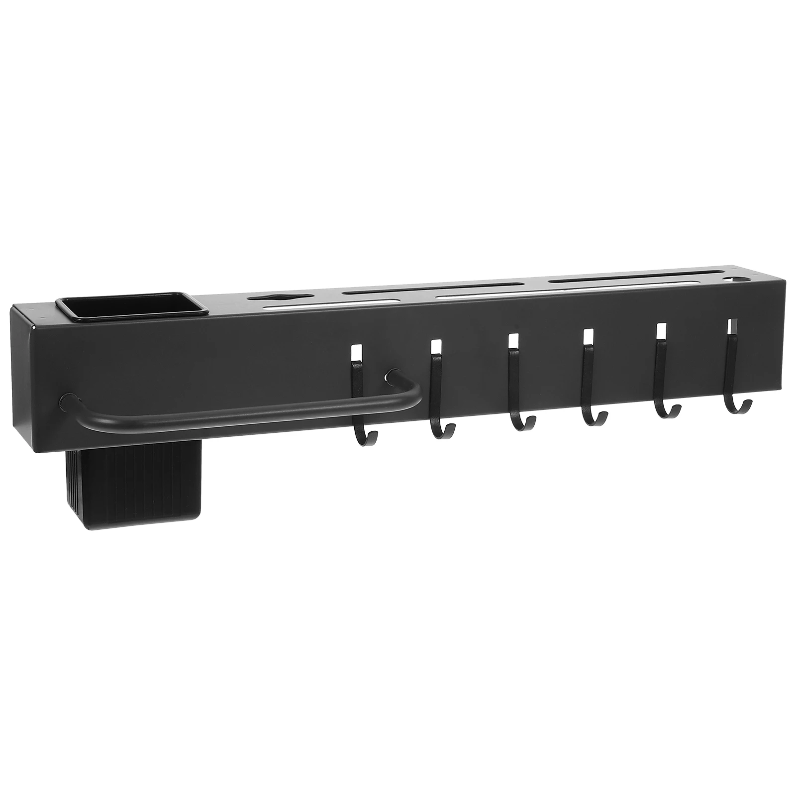 

Stainless Steel Holder 40cm Gun Grey No Drill Kitchen Rack Space-saving Utensil Hanger Wall Mount Practical Long Use Easy