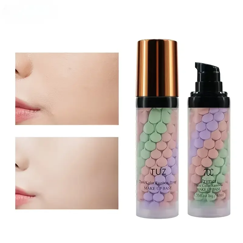 One-step Liquid Concealer skin Mixed Isolation Lotion Makeup Invisible Pore Moisturizing Bright Skin Face Primer Base Foundation
