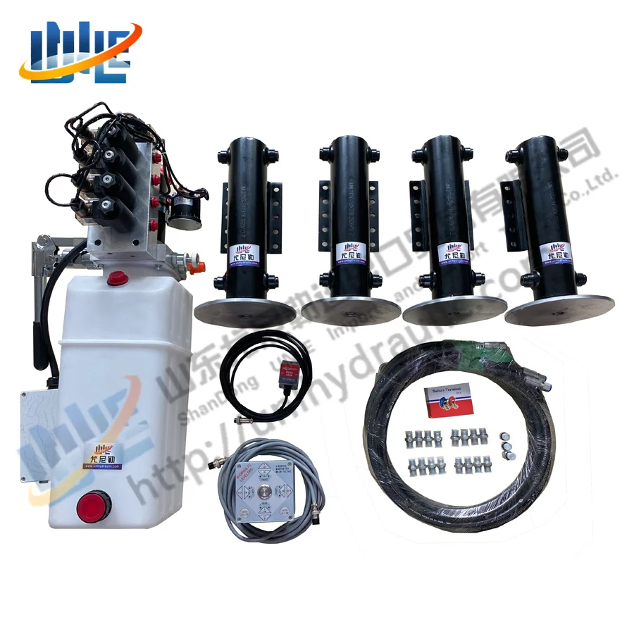 Wohnmobil-Campinglift 5 Tonnen RV Auto-Nivellierung 12 Volt Hydraulikpumpe Hydraulische Stabilisierungsstützen