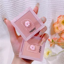 NOVO Monochrome Blush Is Delicate Easy To Apply Beginner To Improve Complexion Nude Makeup Three-dimensional Natural Face Makeup