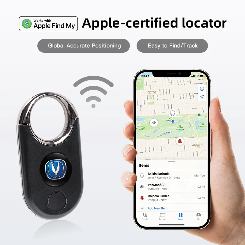 

For Changan GPS Bluetooth Smart Tracker Works with Apple Find My Anti Lose Reminder Device Smart Tag Replacement Battery
