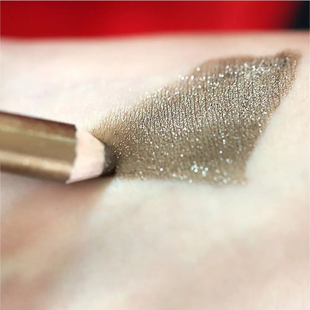 Glitter Long-Lasting Durable Double-headed Professional Waterproof Makeup Tools Cosmetic Eyeliner Pencil Eye Shadow Pencil