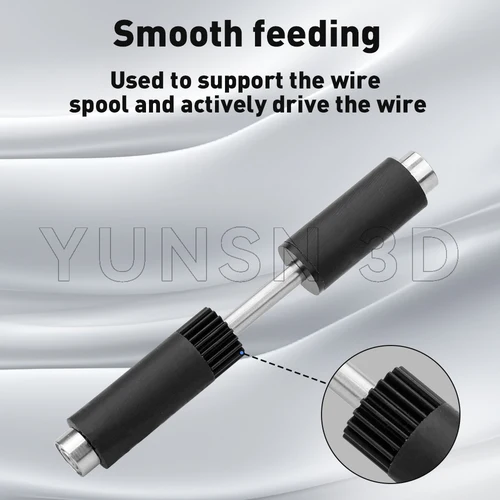 Imagen 2 del producto Embudo de alimentación para laboratorio Bambu AMS, conjunto de eje de soporte activo para Bambu AMS, Kit de mantenimiento interno, tubo de PTFE, pieza de impresora 3D