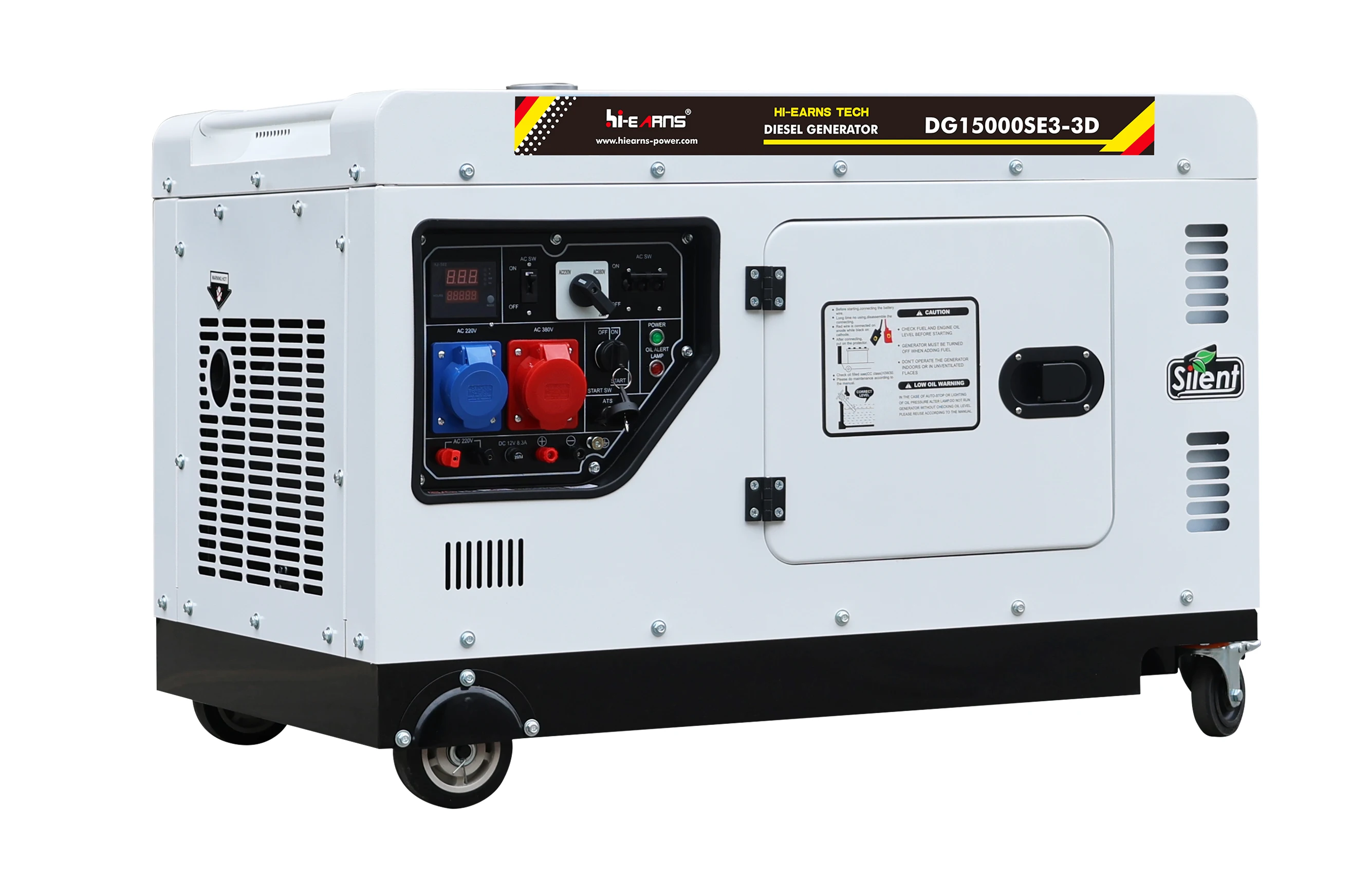 hiearns DG15000 china 10KVA 15KVA die·sel generator  AIR COOLING SYSTEM