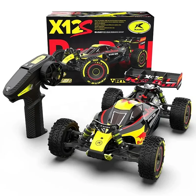 

RLAARLO X12S 1/12 Scale Metal Brushless 4WD RC Buggy RTR 90km/h Speed 3S Metal Chassis Off Road Remote Control Car All Terrains