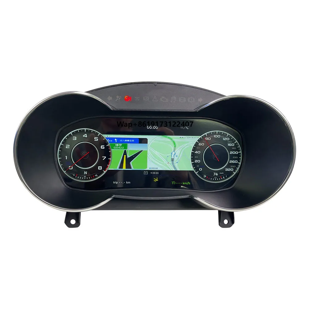 

Latest 10.25" Car LCD Digital Dashboard Cluster for TT 2008 2009 2010-2014 Instrument Paneel Speedometer Virtual Cockpit
