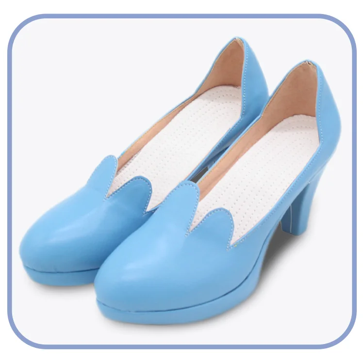 Anime Wonderful Precure! Cure Nyammy/Nekoyashiki Yuki Cosplay Costume Shoes Halloween Party Role Play Shoes