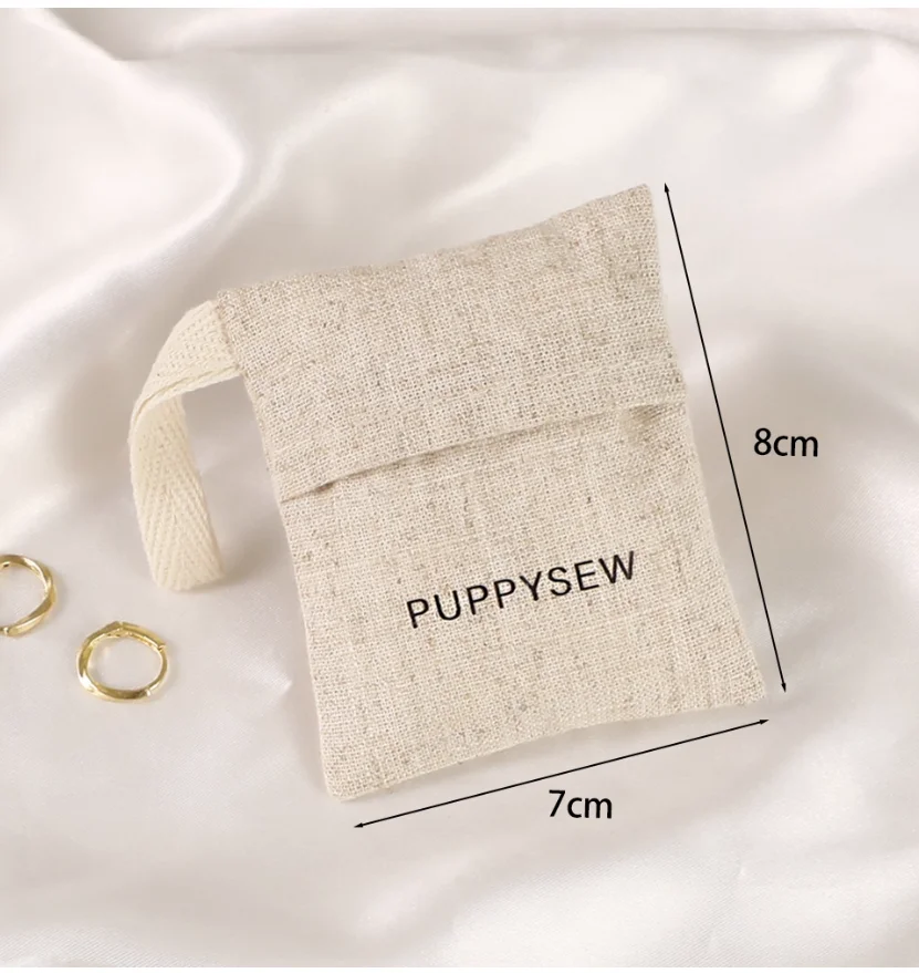 Jute Handbag 3x3in 3x4in 4x6inch 5x7in pack of 50 Linen Envelope Pouches Jewelry Gift Pouch