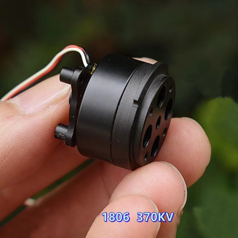 DC 12V Micro 1806 Brushless Motor Hollow Shaft 23MM Small Motor NdFeB Strong Magnetic BLDC Micro Motor 370KV for Handheld Camera